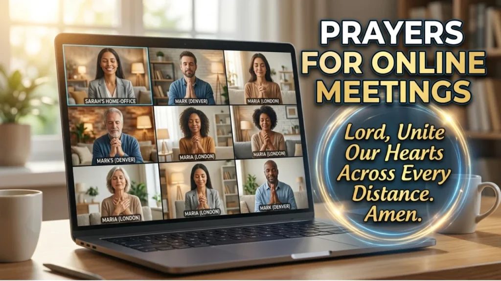Closing Prayers & Bible Verses for Meetings
