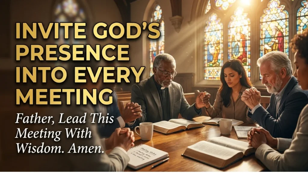 Short Prayers for Meetings (Quick & Simple)