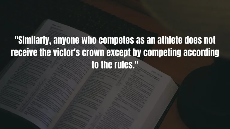 Bible Verses About Sports: Gleaning Wisdom from the Field of Play