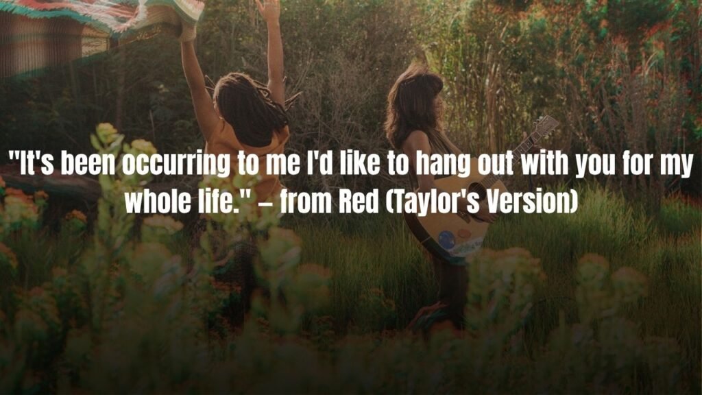 130+ Taylor Swift Lyrics To Quote In Your Eras Tour, Couple & Wedding Instagram Captions