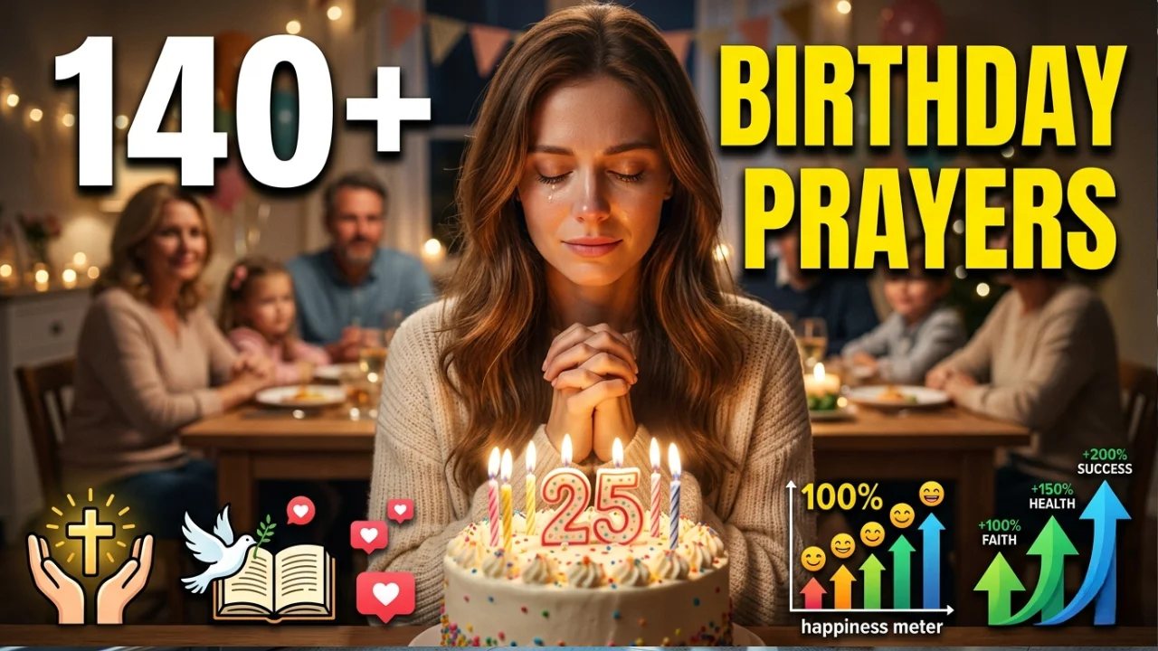 140+ Heartfelt Birthday Prayers for Blessings, Happiness, and Success