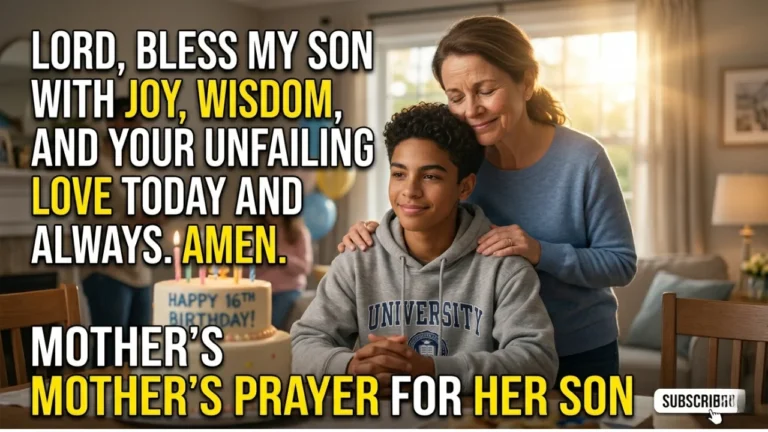 130+ Heartfelt Birthday Prayers for My Son to Bless His Special Day