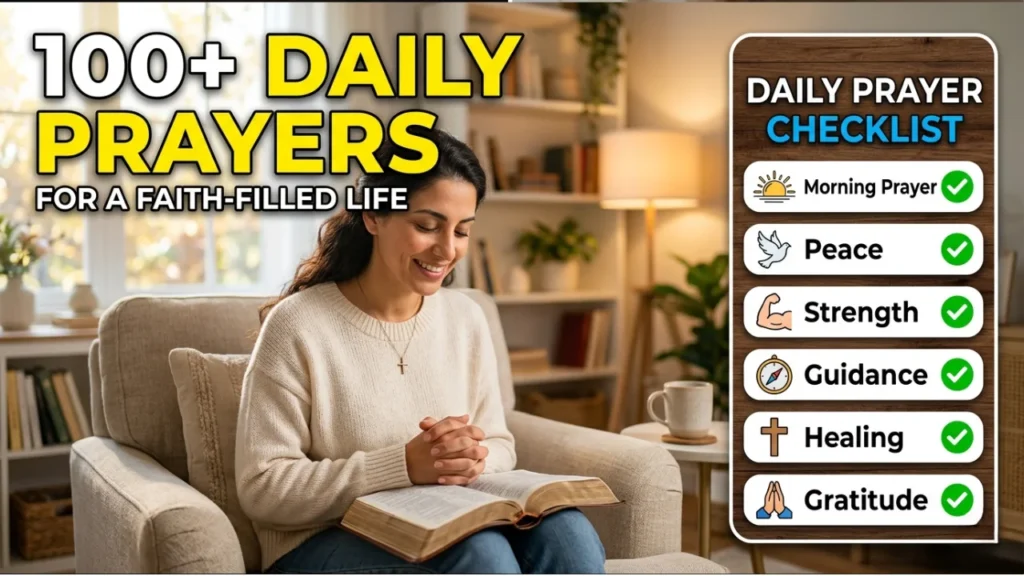 100+ Short Prayers for Daily Strength, Peace, and Guidance